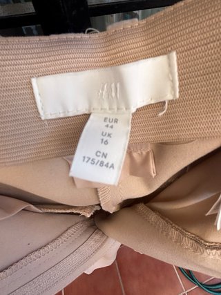 Pantalón mujer beige