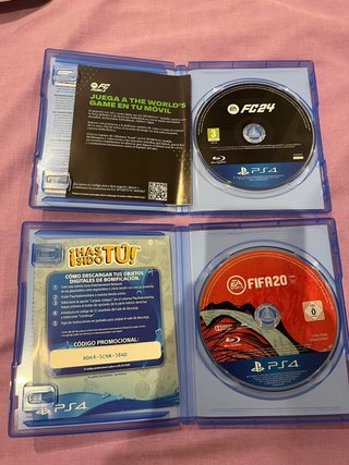 PS4 FIFA 20 y FC 24