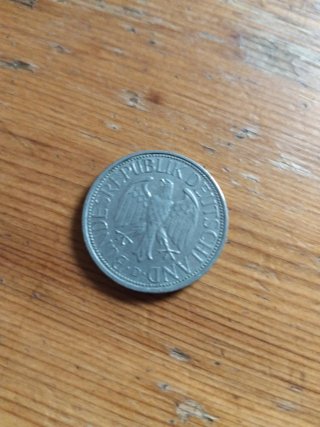 Moneda 1 Deutsche Mark 1974