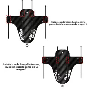 Guardabarros Mtb 3 unidades