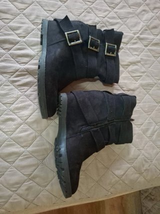 Botas negras plataforma mujer talla 38
