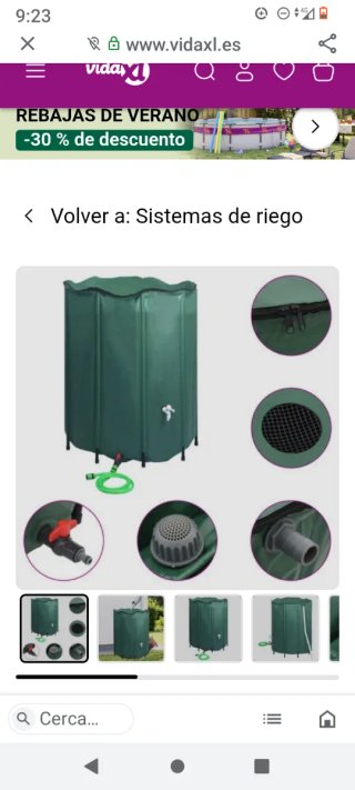Depósito flexible 1000 L