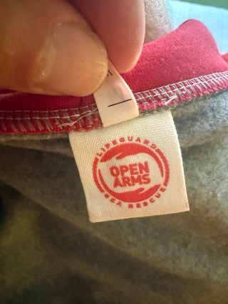 Sudadera Open Arms Gris