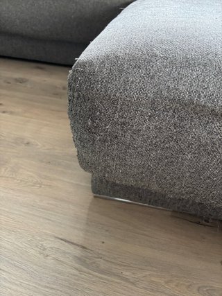 Sofá Chaise Longue Gris con Arcón