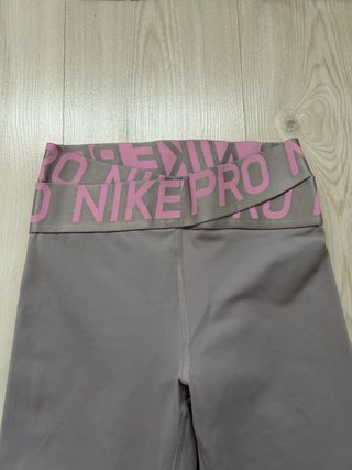 Leggings Nike Pro Rosa y gris