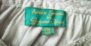 Vestido Antica Sartoria Talla Única Blanco de S/M.