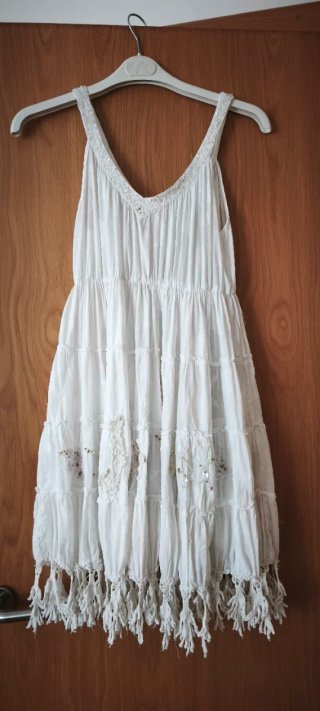 Vestido Antica Sartoria Talla Única Blanco de S/M.