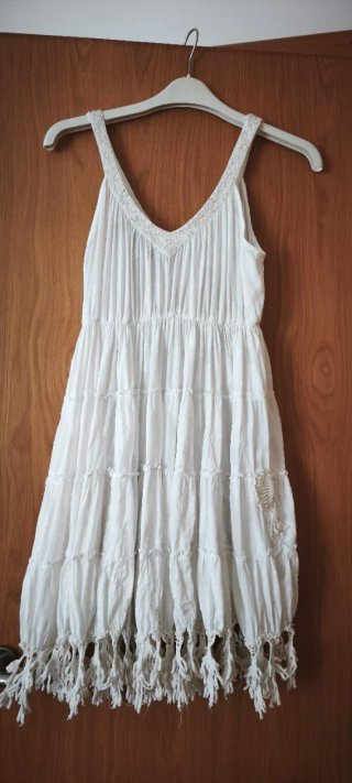 Vestido Antica Sartoria Talla Única Blanco de S/M.