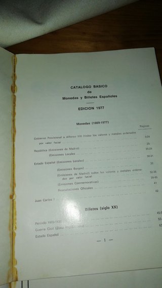 Catálogos de Monedas y Billetes Españoles