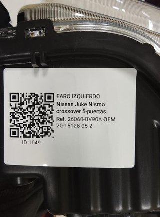Nissan 1049 faro izquierdo 20-15128-05-2 juke