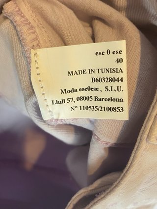 Pantalón vaquero rosa pálido