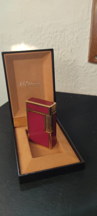 S.T. Dupont Laque de Chine Rojo/Dorado Vintage