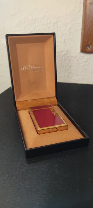 S.T. Dupont Laque de Chine Rojo/Dorado Vintage