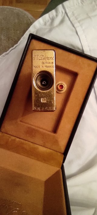 S.T. Dupont Laque de Chine Rojo/Dorado Vintage