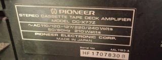 Equipo Hi-Fi Pioneer DC-X77Z