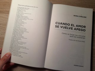 SOLO ENVÍO Libro Cuando el amor se vuelve apego
