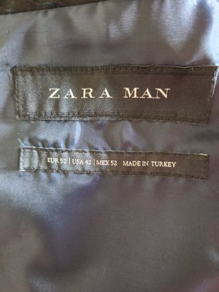 Traje Zara Hombre Negro