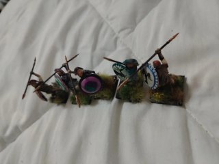 Lote 5 Miniaturas Soldados Griegos Pintadas