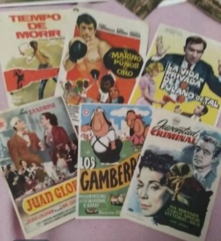 Carteles cine español antiguos