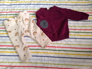 Conjunto bebé 0-3 meses erizos