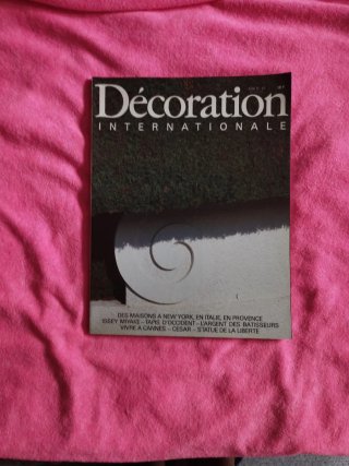 Revista vintage Decoración Internacional mayo 1983