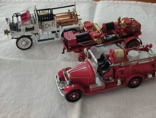 Lote 3 Maquetas Camiones Bomberos