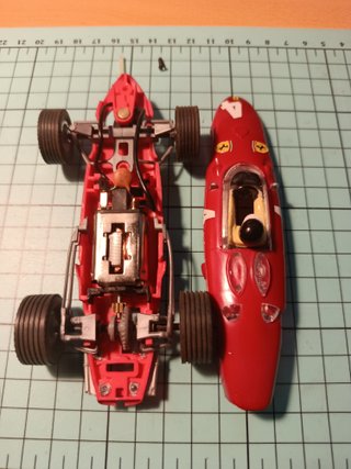 Scalextric Ferrari 156 F1 y  Cooper F1