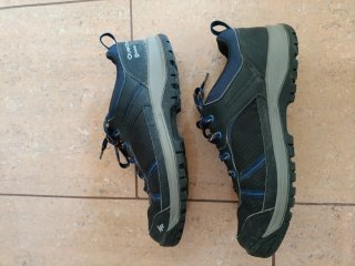Zapatillas Quechua Trekking Negro/Azul