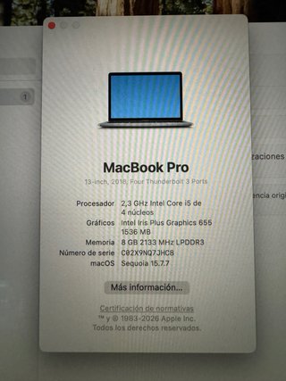 MacBook Pro 13 Plata