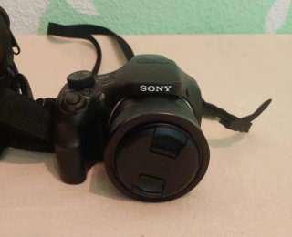 Cámara Sony con bolso