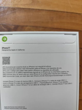 iPhone 17 256GB Negro Nuevo