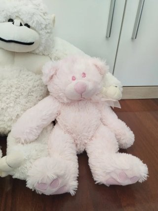 Lote de 3 peluches: gorila y osos