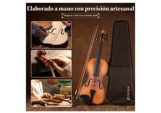 Violín 4/4 Madera Maciza Set Completo