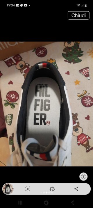 Scarpe Tommy Hilfiger bianche uomo