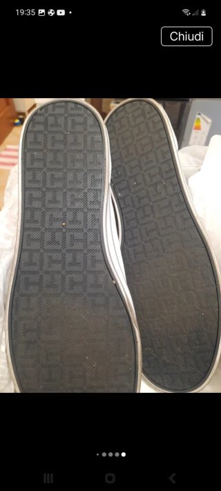 Scarpe Tommy Hilfiger bianche uomo