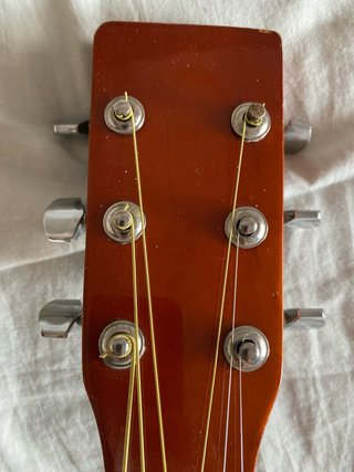 Guitarra Acústica Madera Clara