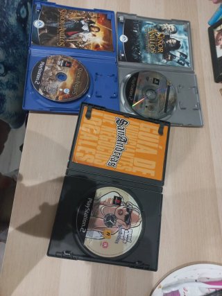 Lote 3 juegos PS2: El Señor de los Anillos x2, GTA