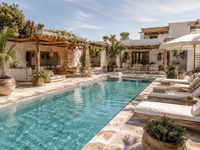 CONSTRUCCION DE VILLAS IBICENCAS MARBELLA