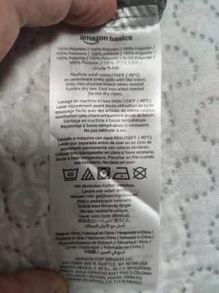 Funda Nórdica Amazon Basics Gris Cama 150/160