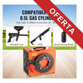 VEVOR compresor aire PCP portátil 30 MPa