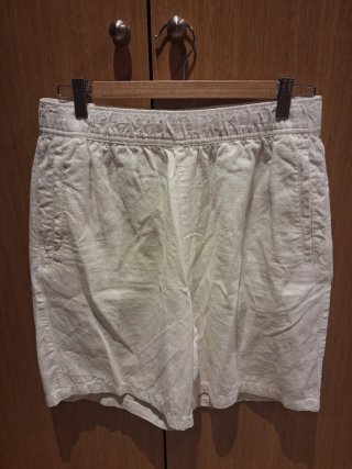 Bermuda Lino Blanco y camisa viscosa