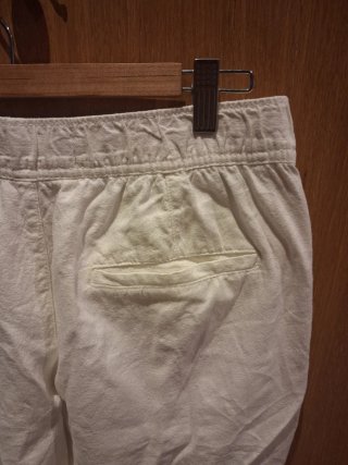 Bermuda Lino Blanco y camisa viscosa