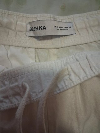 Bermuda Lino Blanco y camisa viscosa
