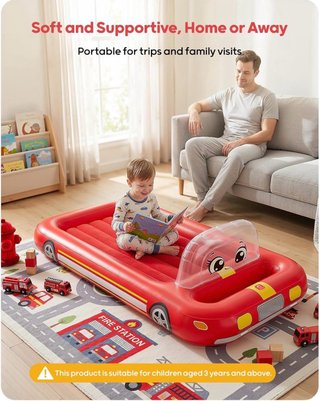 Colchón inflable bombero niños QPAU