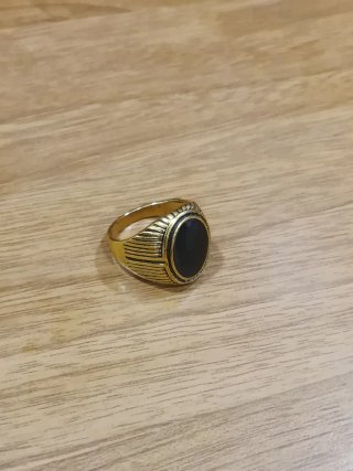 Orologio Cifre Arabe Marmo + 4 Anelli Oro