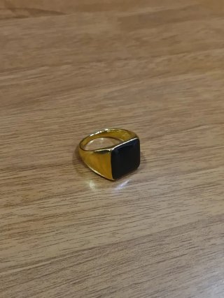 Orologio Cifre Arabe Marmo + 4 Anelli Oro