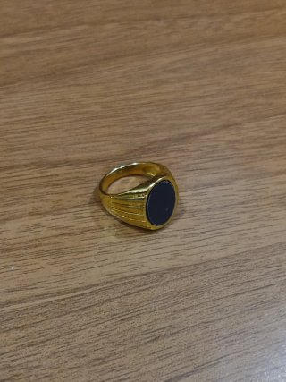 Orologio Cifre Arabe Marmo + 4 Anelli Oro
