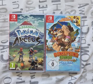 Pokémon Leyendas Arceus y Donkey Kong Country