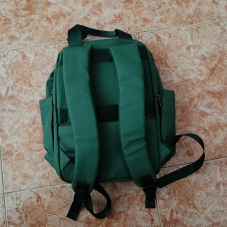 Mochilas verdes para viaje.
