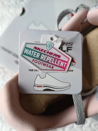 Zapatillas Skechers Golf Mujer Gris Rosa